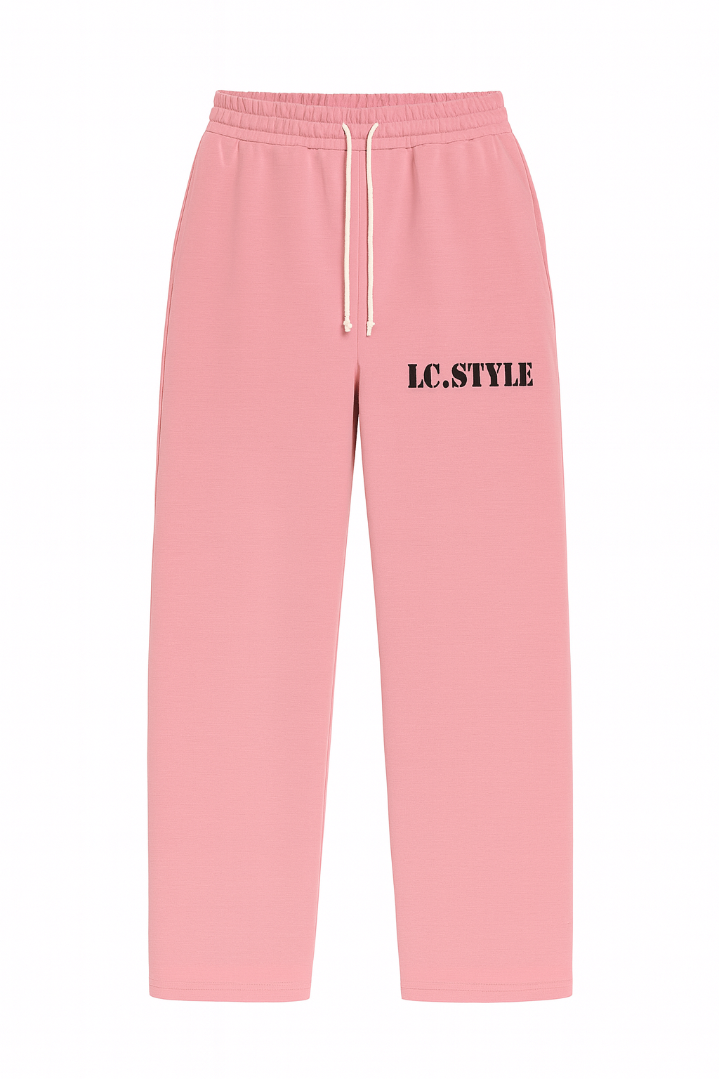 Pink Plain Joggers